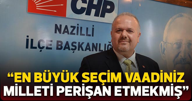 CHP'li Alptekin'den Ömer Özmen'e sert eleştiri!