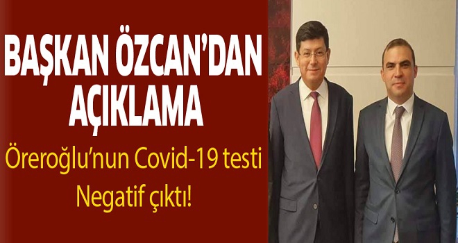 Başkan Özcan'dan bilgilendirme