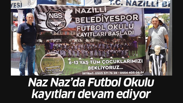 Naz Naz'da Futbol Okulu kayıtları devam ediyor