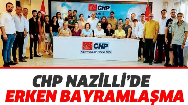 CHP Nazilli bayramlaştı