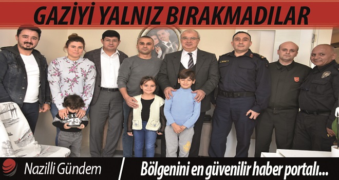 Başkan Özcan, Barış Pınarı Gazisini ziyaret etti